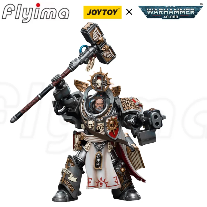 [Auf Lager] Joytoy 1/18 Action figuren 40k graue Ritter Großmeister Voldus Anime Sammlung Militär modelle versand kostenfrei