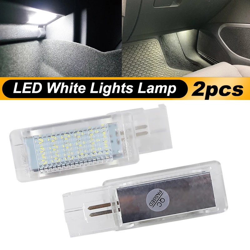 LED Footwell Light Glove Box Lamps For Seat Ateca Alhambra Skoda Superb Rapid VW Passat B6 B7 Golf 5 6 7 Caddy CC Polo Sharan