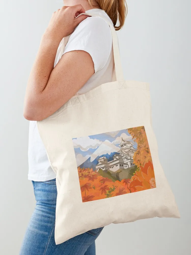 Japanese inspired scenery Tote Bag canvas tote cute tote bag