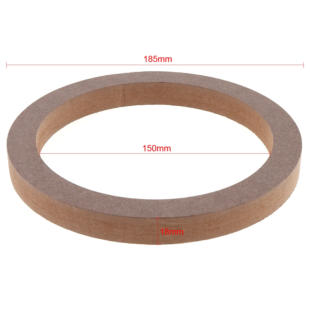 6.5 Inch Portable Car Speaker Pad Horn Pad Quake Proof Wooden Gasket for Cars Better Shockproof