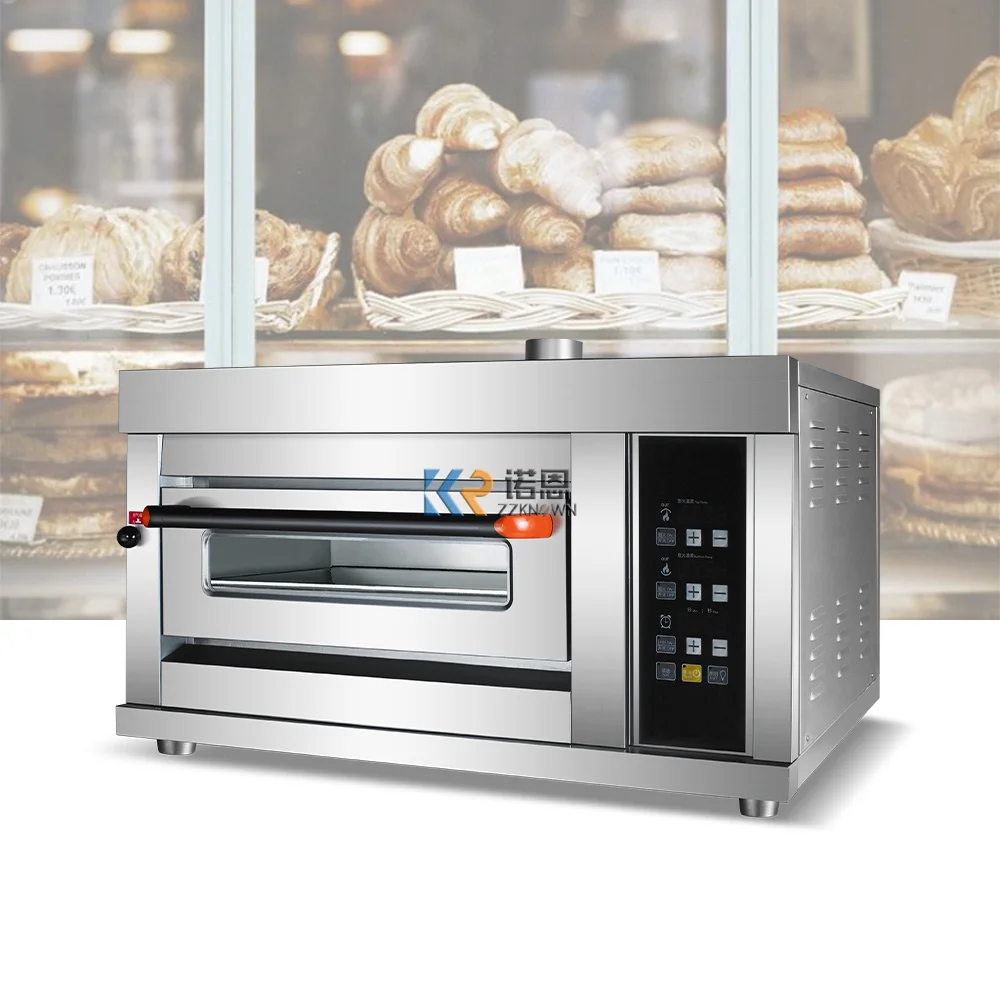 Gas Commercial Range Baking Oven Multifunction Large Capacity Oven Baking Bakery Baking Oven 1 Deck 1 Tray