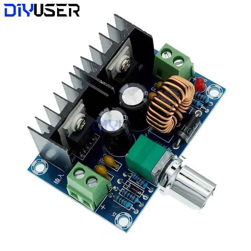 DIYUSER XH-M401 DC-DC Step Down Buck Converter Power Supply XL4016E1 PWM Adjustable 4-40V To 1.25-36V Step Down Board 8A 200W