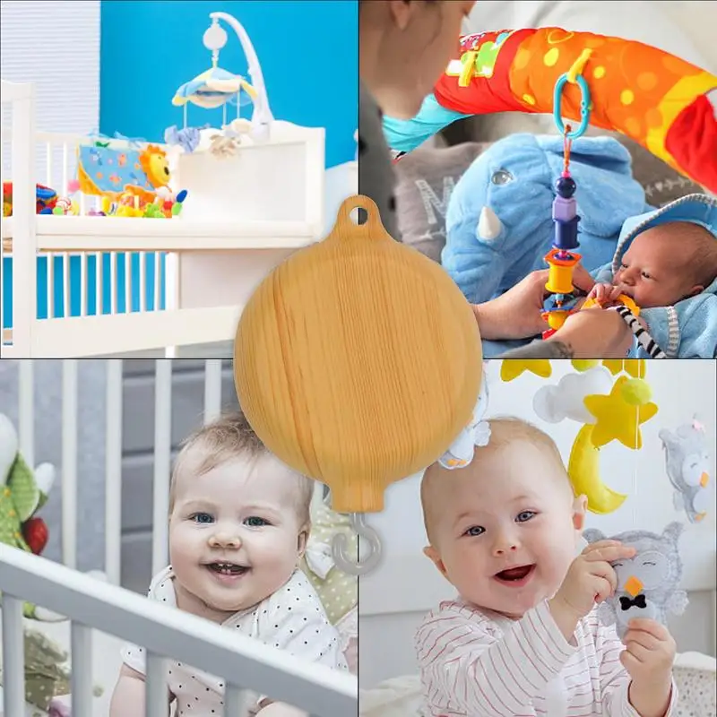 Baby Rattles 35 Songs Rotary Baby Mobile Crib Bed Bell Toy Battery Operated Music Box Bell Crib Electric Infant Holder Hang Toys