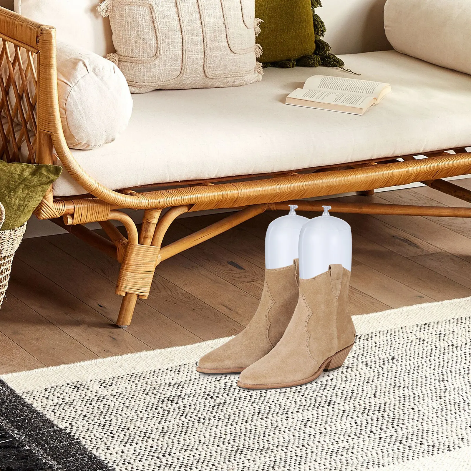 3 Pares de Estiradores Inflables para Botas, Soporte para Botas Largas, Hormas para Zapatos, Estiradores para Pies Anchos, Botas Altas, Moldeadores de Botas para Mujer, Inflables