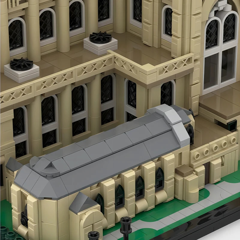 Berühmte Stadt Street View Gnade Kirche NYC Modulare Architektur MOC Bausteine Montage Modell Angepasst Ziegel Spielzeug Geschenke