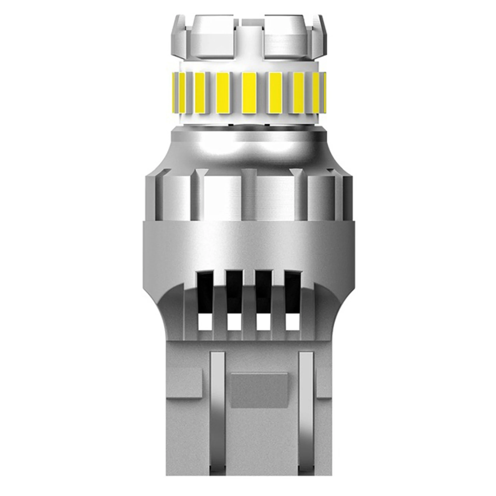 Lampu sinyal belok rem mobil T20, bohlam LED Canbus 7440 W21/5W 7443 LED 6500K Super terang