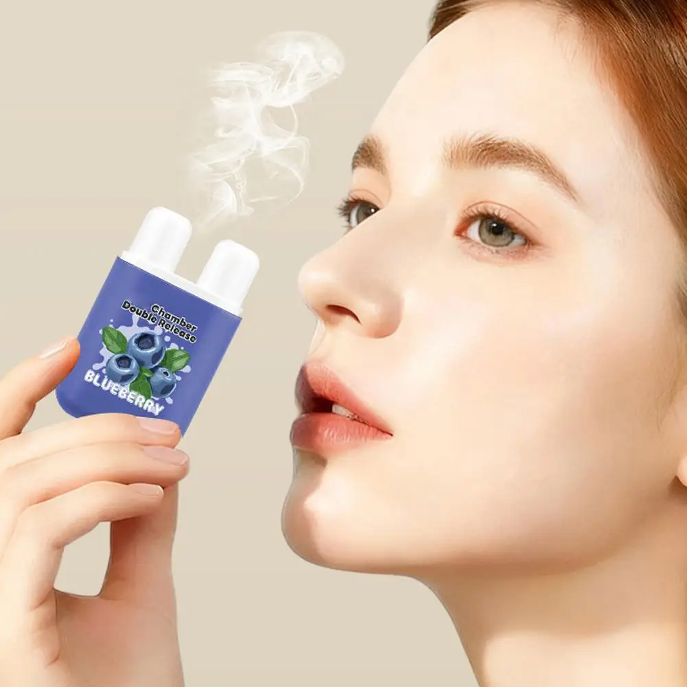 Advanced Energy Stick Double Hole Energizing Energy Bar Fresh Mint Scent Refreshing Fatigue Relief Inhaler Energy Vapors Stick
