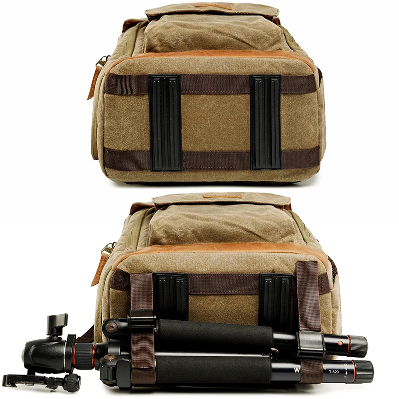 Borsa fotografica da viaggio con zaino per fotocamera in tela batik vintage impermeabile per attività all'aperto