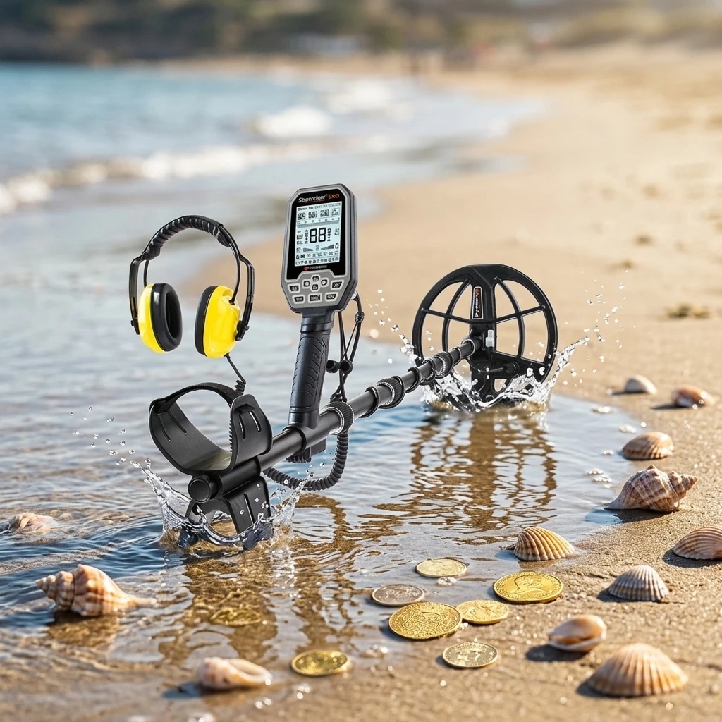 Best Gold Detector Machine Tianxun S63 Professional Multi-Frequency 40kHz Metal 3 Meter Treasure Hunt Device 11 Inch Plastic