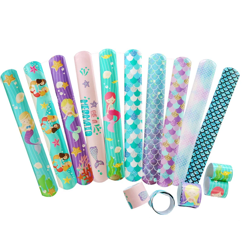 FENQURO – 24 Slap Bracelets Dinosaures – Cadeaux Anniversaire Enfants – Lot Fête