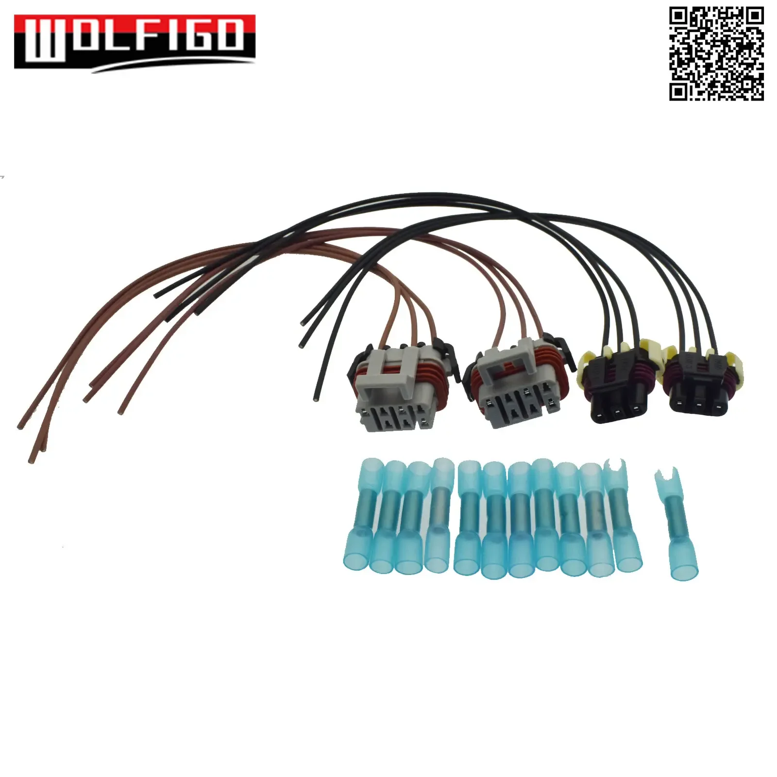 Headlight and Turn Signal Wiring Harness Kit 224396007 for Freightliner Columbia Truck 2000-2014 12085495 New