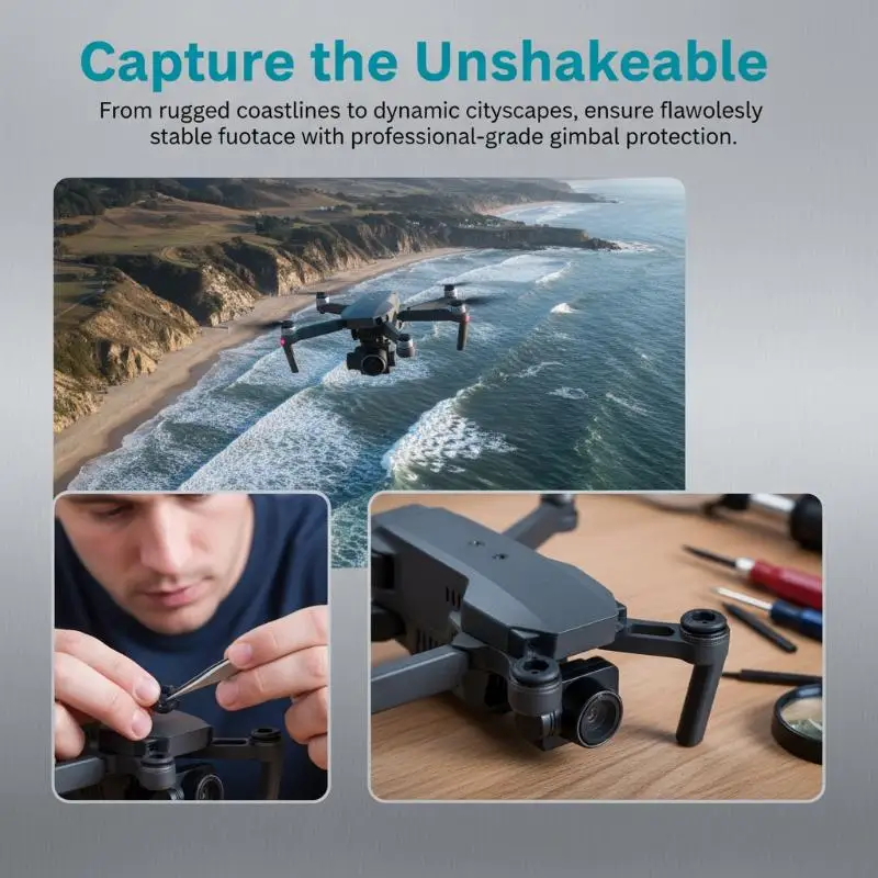 Mini3 Pro Gimbal Shock Absorber Ball Soft Rubber Dampers Noise Reduction Damping Cushion for Clear Aerial Video Filming