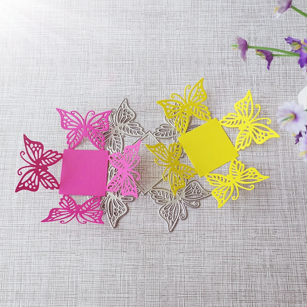 

New Butterfly Cake, Chocolate Mat cutting dies scrapbook decoration embossed photo album decoration card making DIY crafts