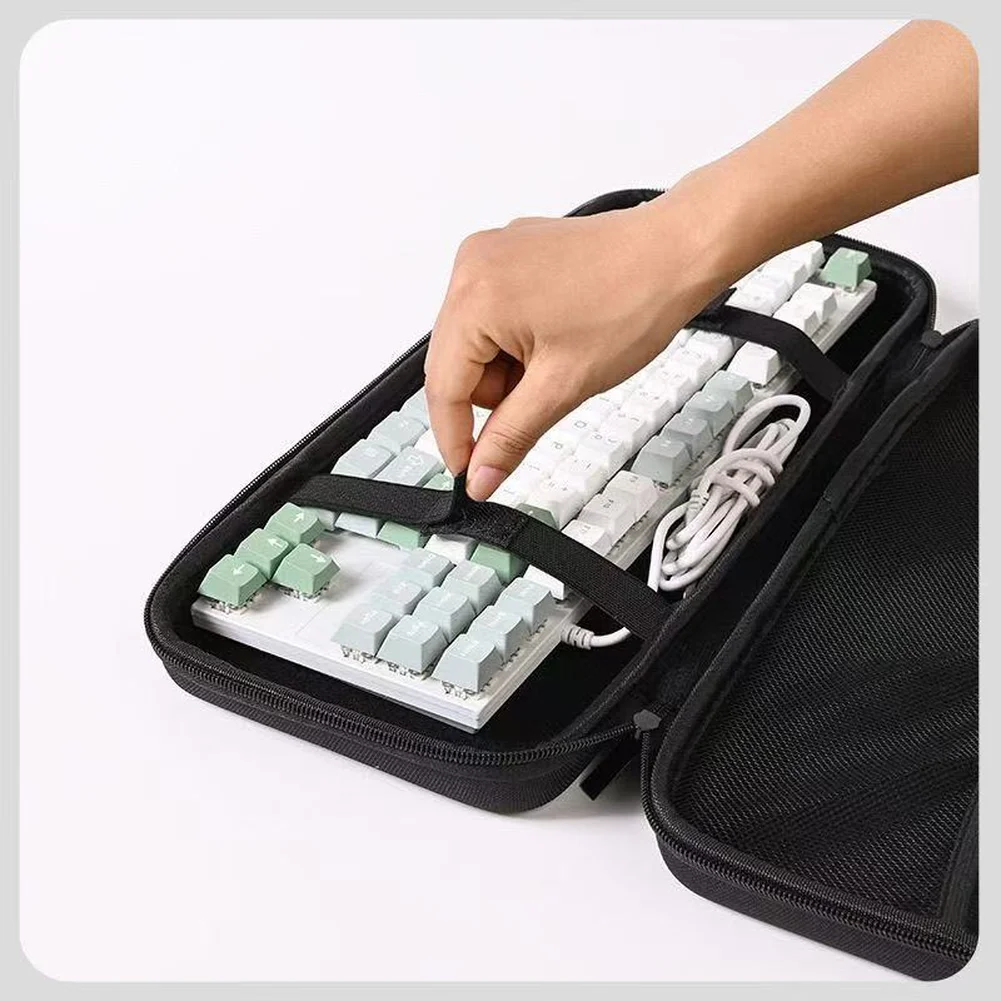 Hard Shell Keyboard Protective Cover Waterproof Portable Mechanical Keyboard Carrying Case Keyboard Replacement Accessories