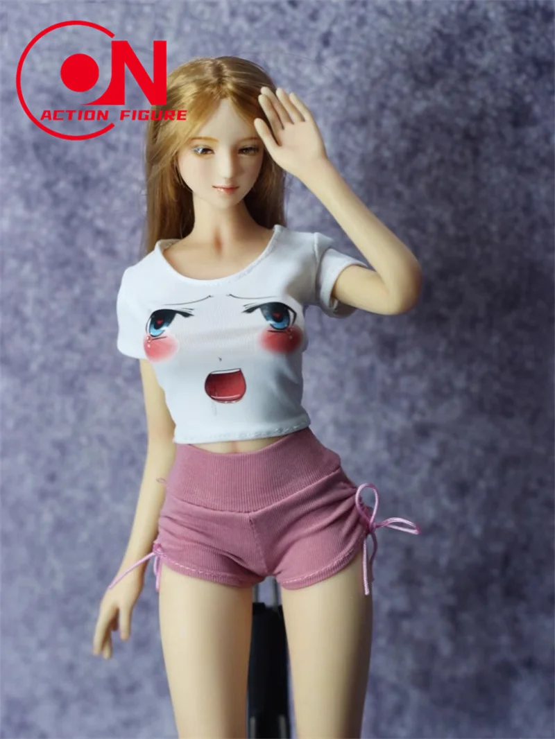 女性の兵士のアクションフィギュア人形、ホットパンツ、かわいいスポーツスタイルの服、12インチ、ph tbl jo、1:6スケール