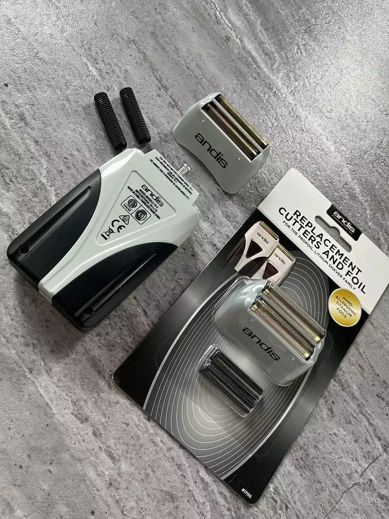 Original Andis shaver Profoil Lithium Plus 17205 Professional Replacement Shaver Blade Set 17200