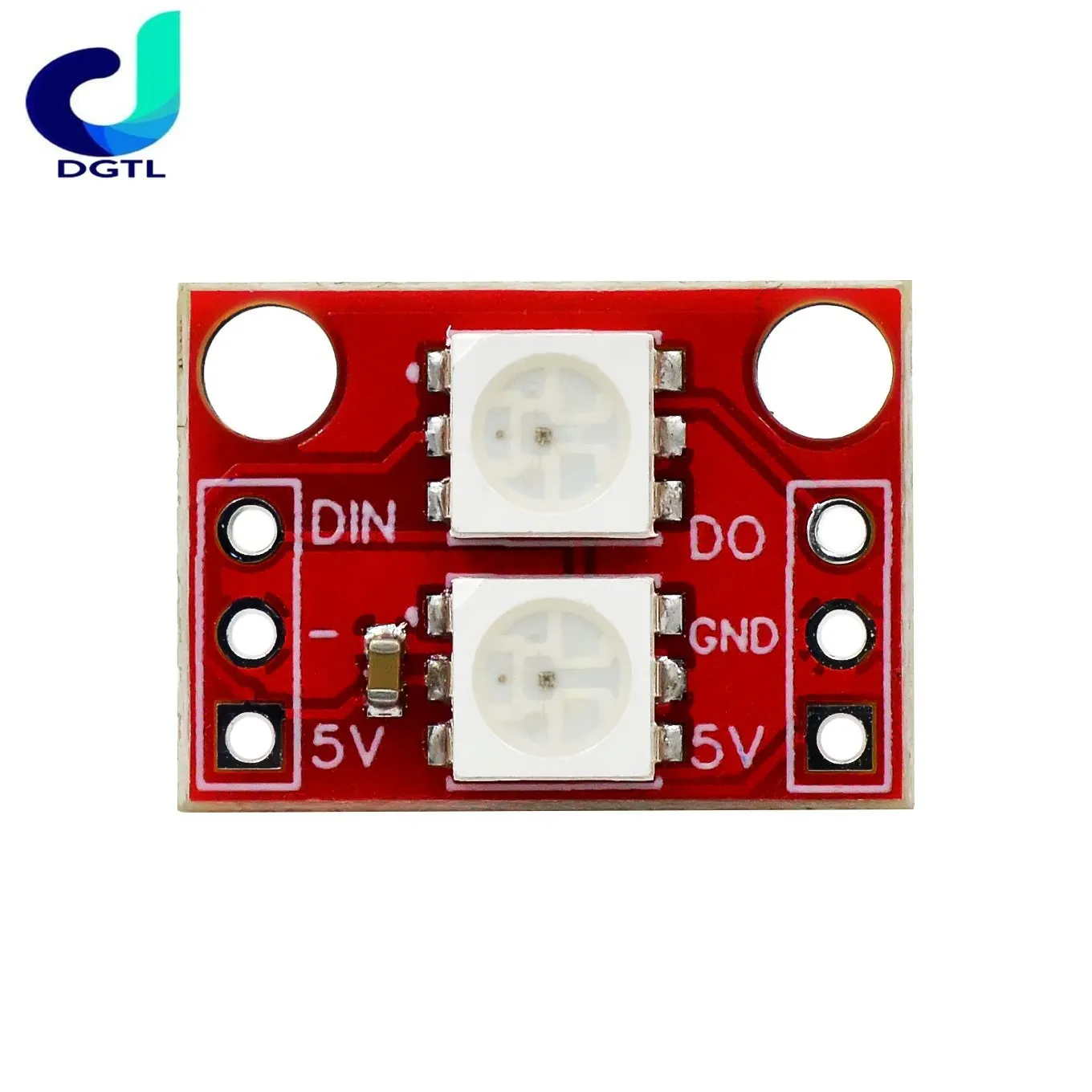 Módulo de lámpara a todo color LED RGB WS2812 5050 de 2 bits, SCM SMT32 ARM