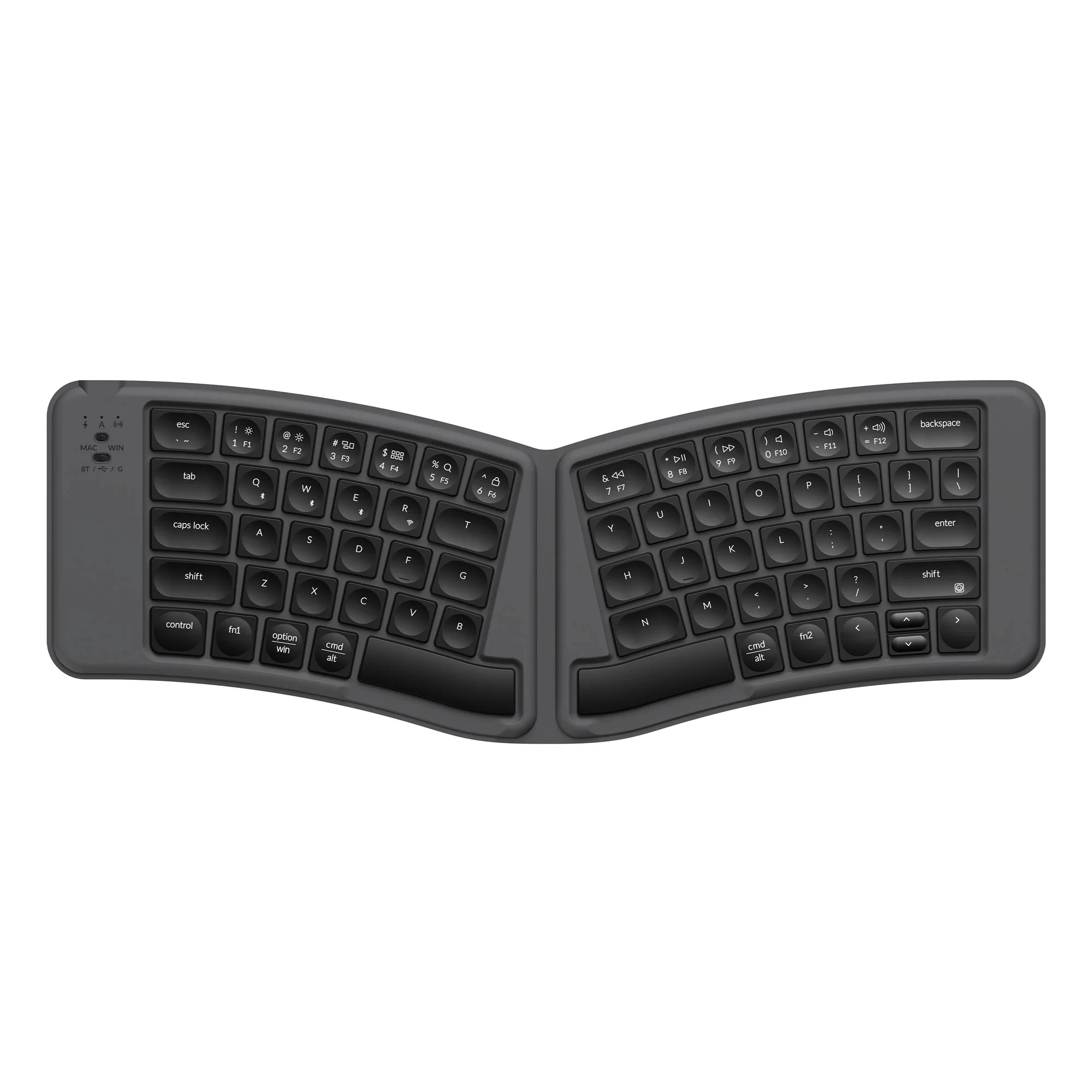Keychron B11 Pro Ultra-cienka Bezprzewodowa Składana Klawiatura Przenośna Lekka z Połączeniami Bezprzewodowymi 2.4GHz i Bluetooth