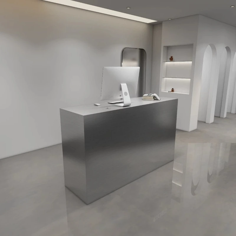 

Промышленные сервисные стойки ресепшн, кассовые прилавки, современные стойки ресепшн, стильные прозрачные стойки для магазинов, офисная мебель