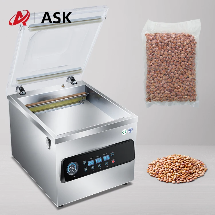 Multi Function Anersheng Small Desktop Single Chamber Food Vacuum Sealing Packaging Machine