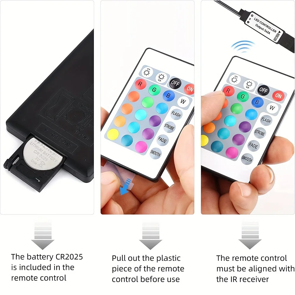 USB 1-30M LED Light Strip RGB 5050 Bluetooth APP Control  Color Change Lighting Music Sync for Party PC TV Living Room Luces Led