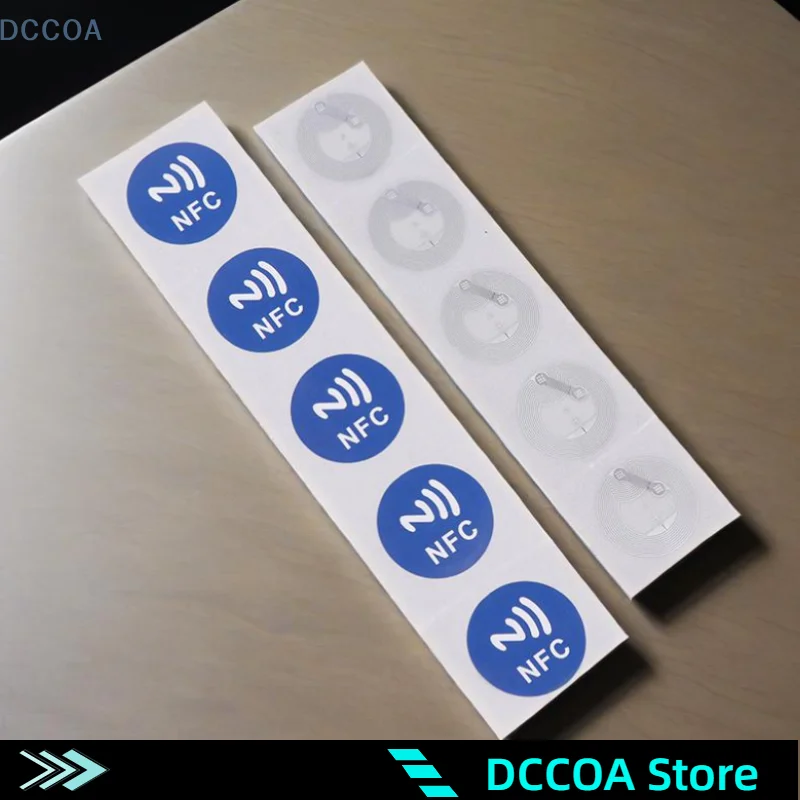 1/20/50Pcs Rewritable Secret Key NFC Labels Stickers RFID Badges Label Sticker Electronic NFC Tags
