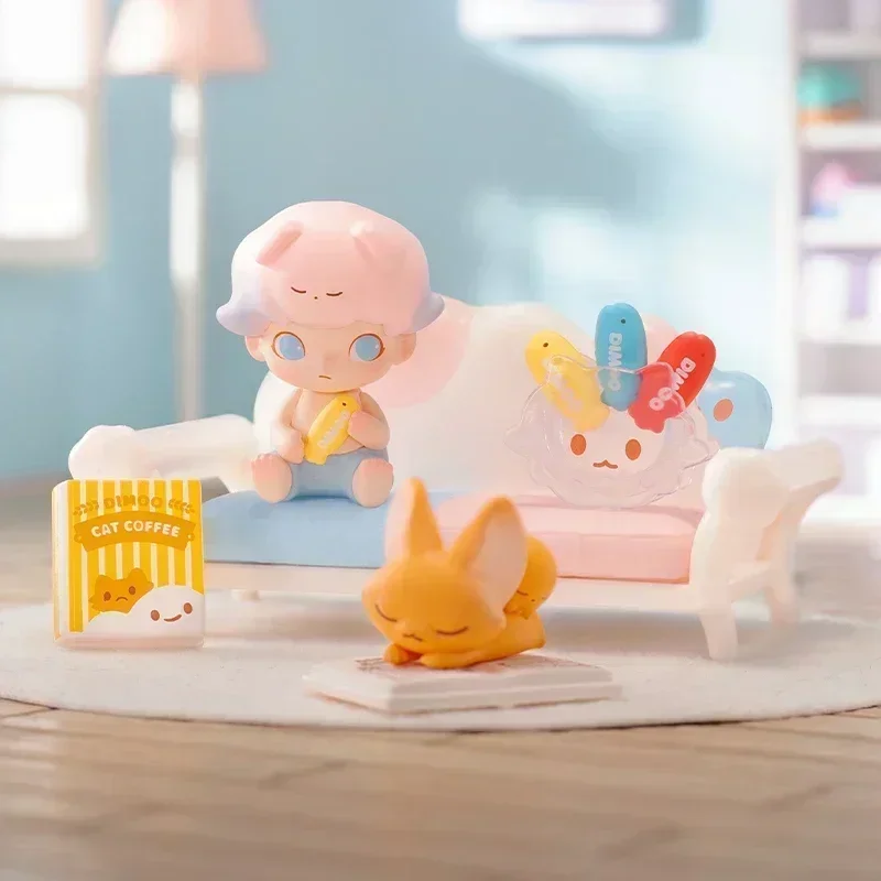 

Dimoo Cat Paradlse Series Blind Box Mystery Box Guess Bag Toys Doll Cute Anime Figure Desktop Ornaments Collection Gift