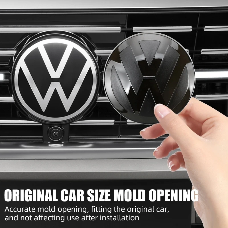 لا تؤثر غطاء شعار الجذع الخلفي للشواية الأمامية للسيارة ACC لسيارة VW Polo Golf MK6 MK7 MK8 Passat B6 B7 B8 Tiguan CC T-ROC Arteon Jetta.