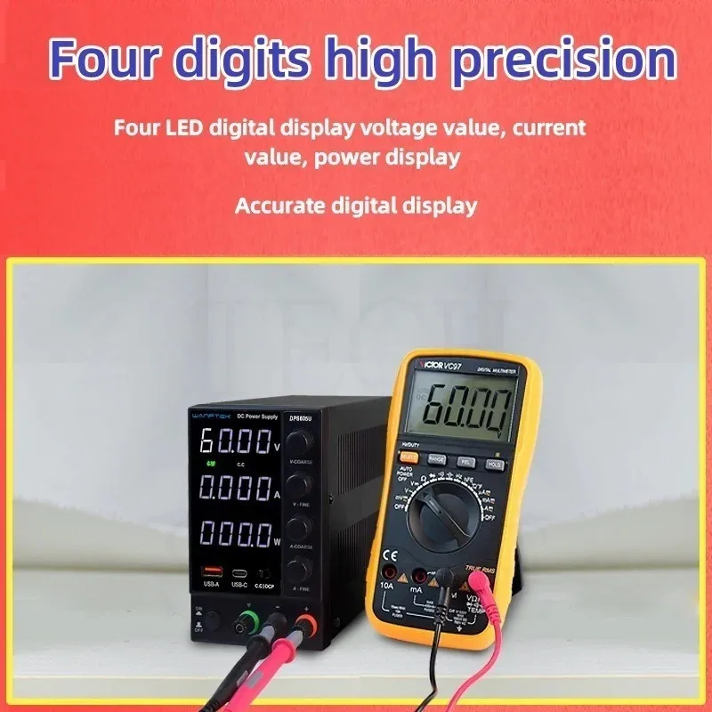 Intelligent Temperature Control Lab Switch Adjustable Voltage Regulator DC Power Supply DPS3010U DPS305U