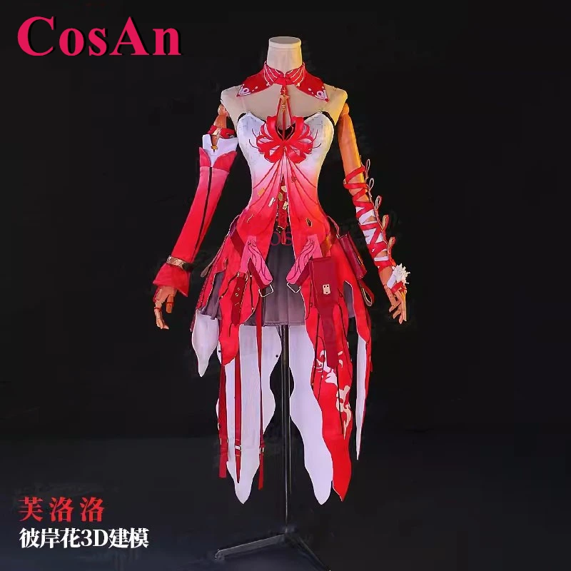 

CosAn Game Wuthering Waves Fulolo Cosplay Costumes Sweet Lovely Uniforms Dress Full Set Halloween Party Role Play Clothing New