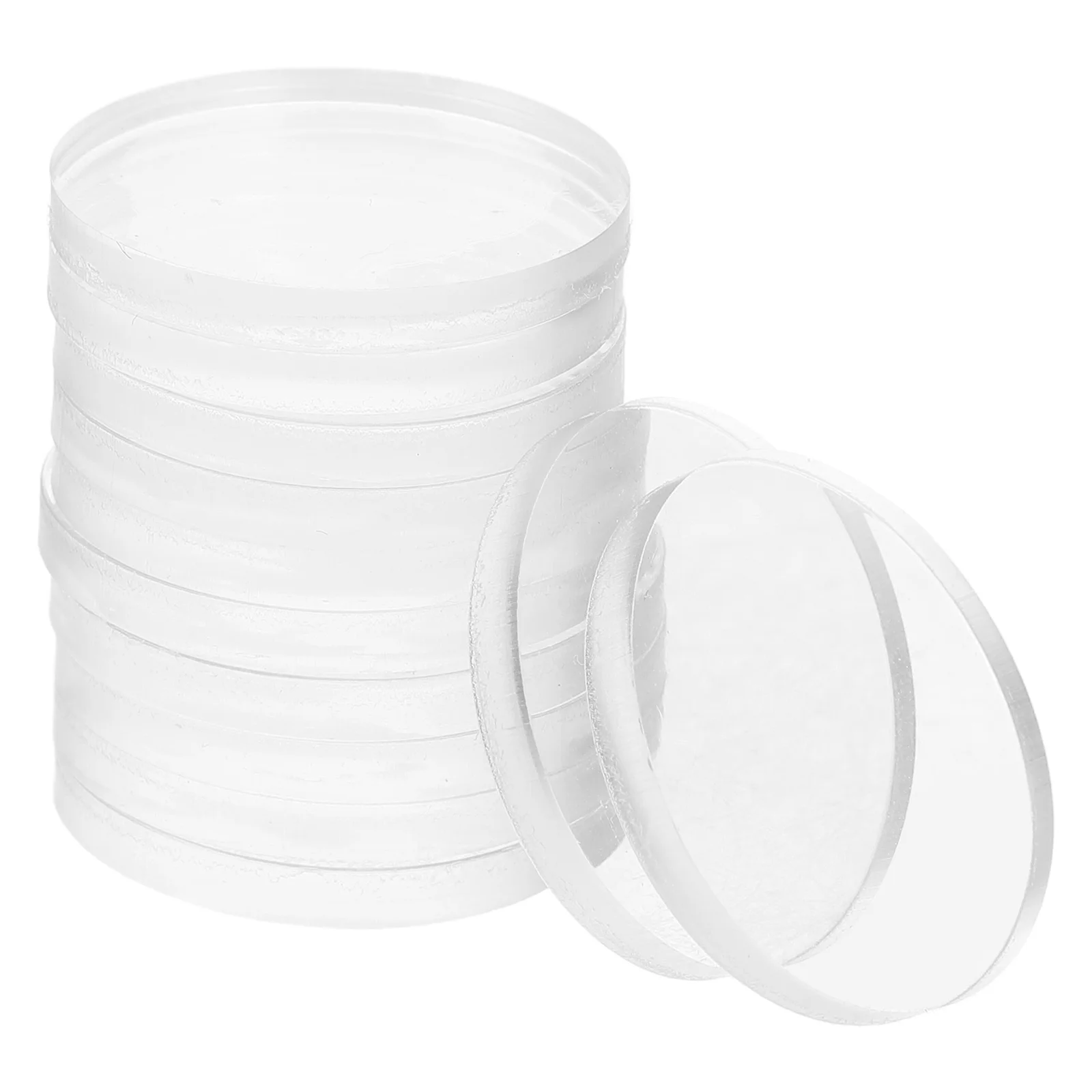 12 Pcs Hardware Accessories Non-slip Mat Crash Pad Silica Gel Clear Glass Table Bumper