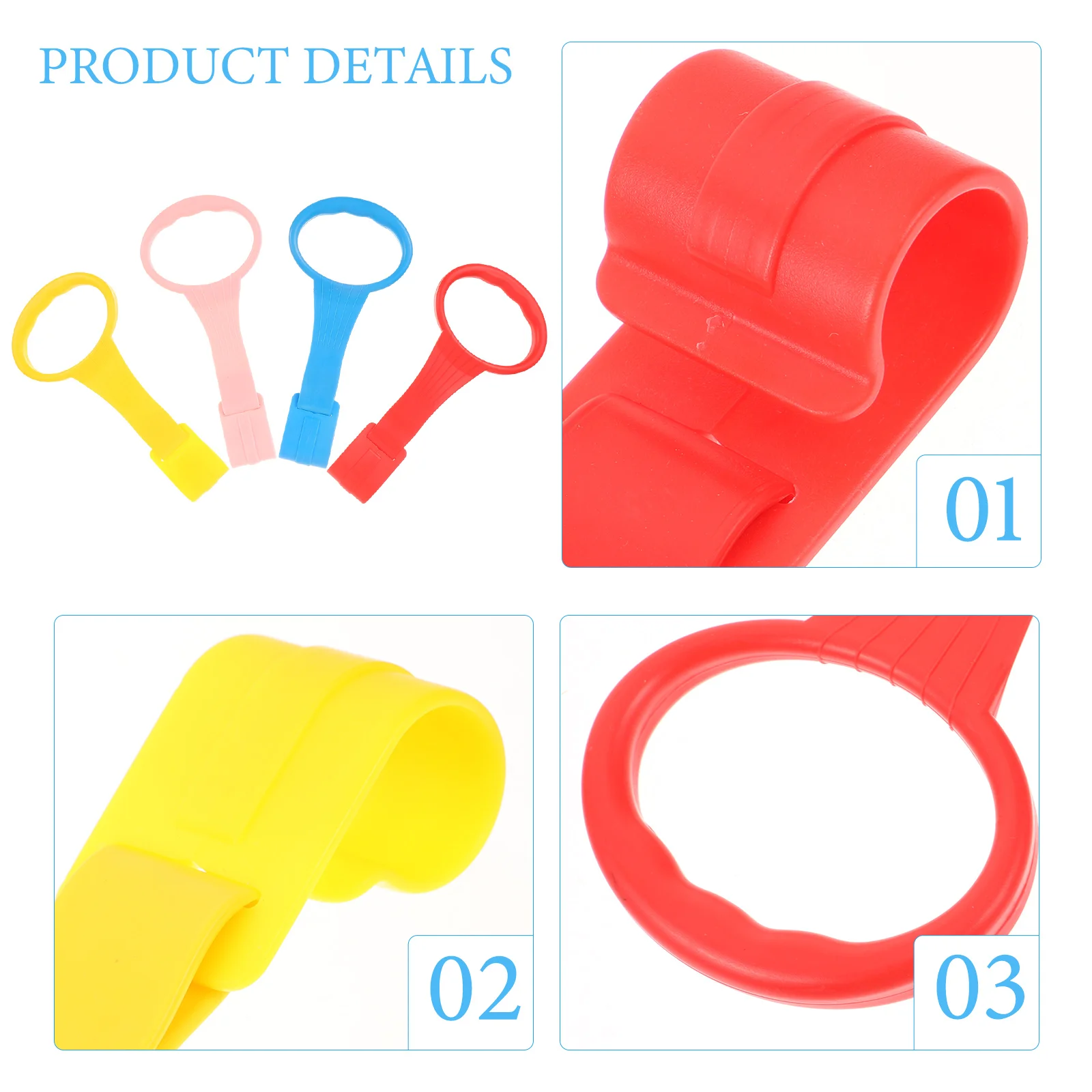 

4pcs Infant Crib Pull Baby Bed Stand Up Grasp Rings Toddler Walking Safety Tools Easy Install Lightweight Portable Nursery Cot