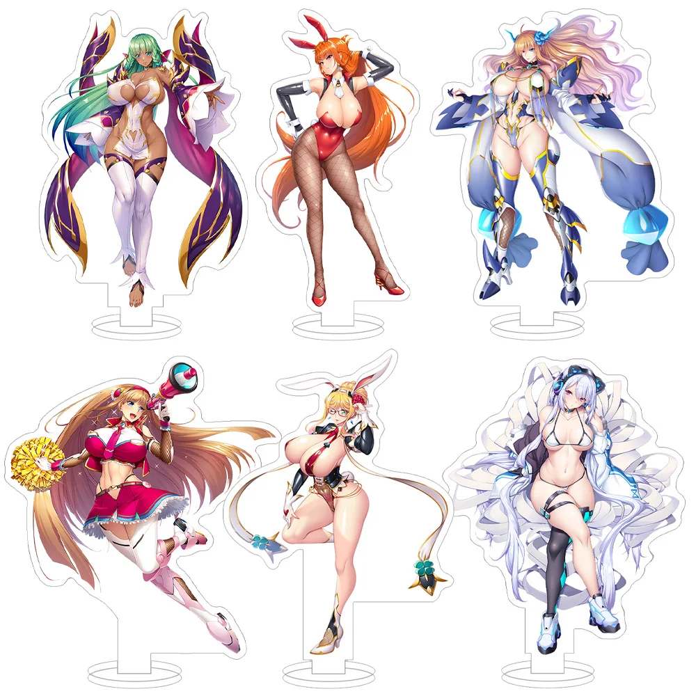 Taimanin Anna & Phantasma Shinonome Yahiro Lilinoe Koukawa Asuka Kamimura Maika Yatsu Murasaki حامل أكريليك مكتب هدية مزخرفة