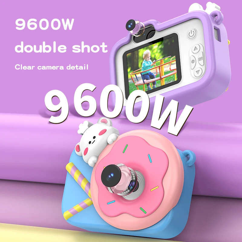 Mini Camera Kids Camera 1080P HD Dual Camera Kids Digital Camera Auto Focus Vintage Camera Easy to Carry