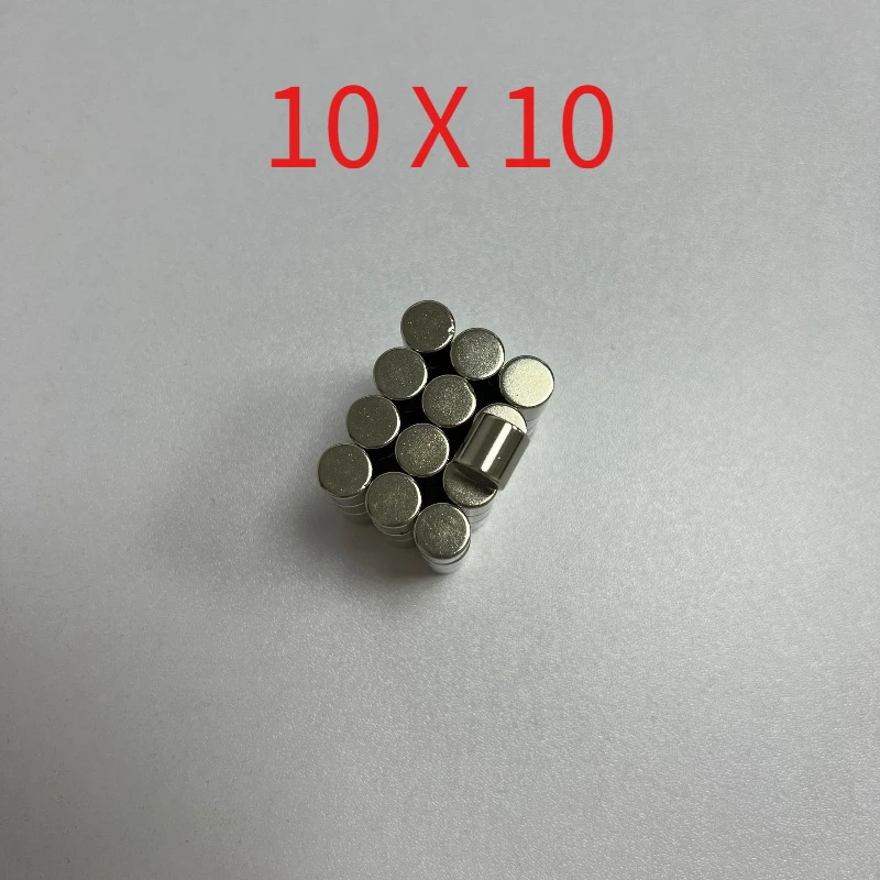 10pcs/lot 10X10mm circular magent 10*10mm magnetic steel