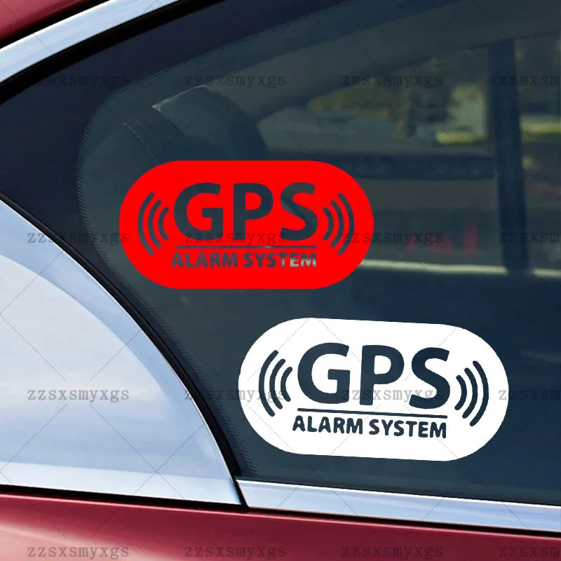 Autocollant Avertissement Antivol GPS Alarm System 3Pcs Vinyle ImperméAble, DéC…