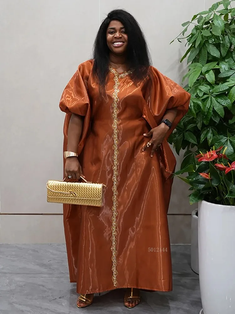 

African Dresses For Women Plus Size Turkey Dress Musilm Elegant Bubu Gown Wedding Party Boubou Robe Christmas Africa Clothing