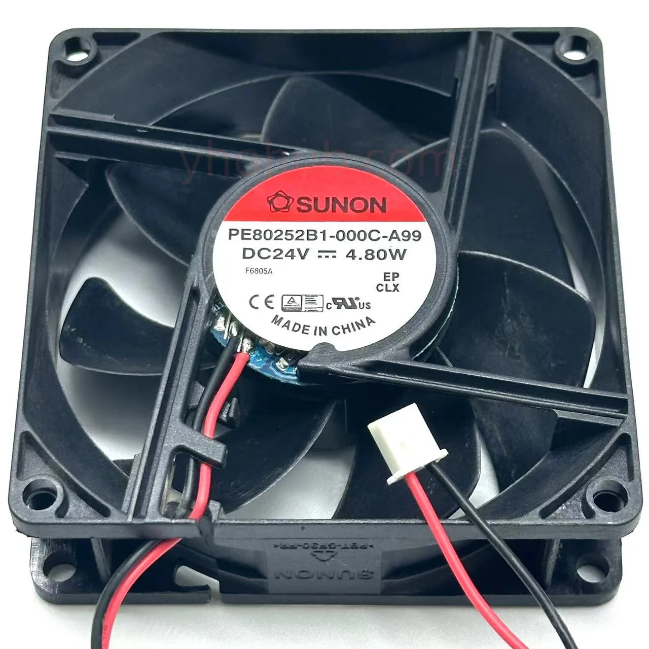 

SUNON PE80252B1-000C-A99 DC 24V 4.80W 80x80x25mm 2-Wire Server Cooling Fan