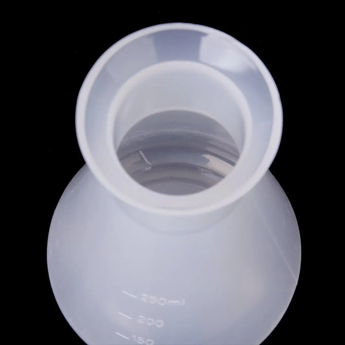 *N21R Plastic Transparent laboratory chemical Erlenmeyer flasks Container Bottle - 250 ml