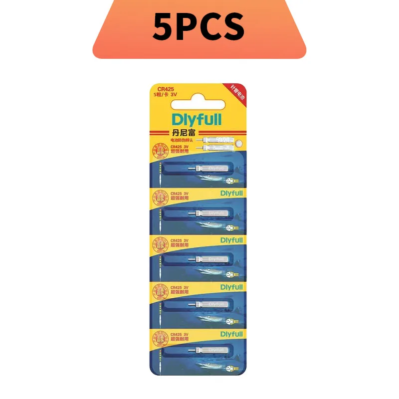 

5-50PCS CR425 Luminous Battery Fishing Float Night Fishing Accessories Tackles Electronic Floats Batteries