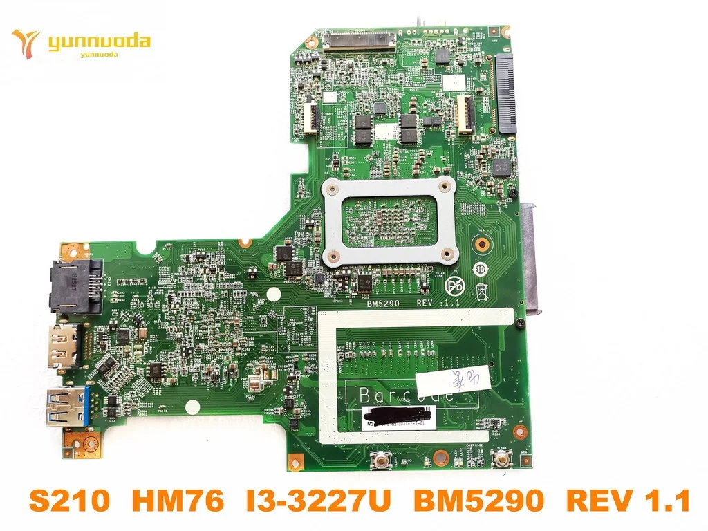 Imagem -02 - Original para Lenovo S210 Portátil Placa-mãe S210 Hm76 I33227u Bm5290 Rev 1.1 Testado Bom