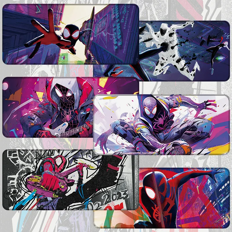 Spider Man Movie Anime Peripheral Large Size Mouse Pad Marvel Fan Gift Keyboard Pad Superhero Spider Man Computer Accessories