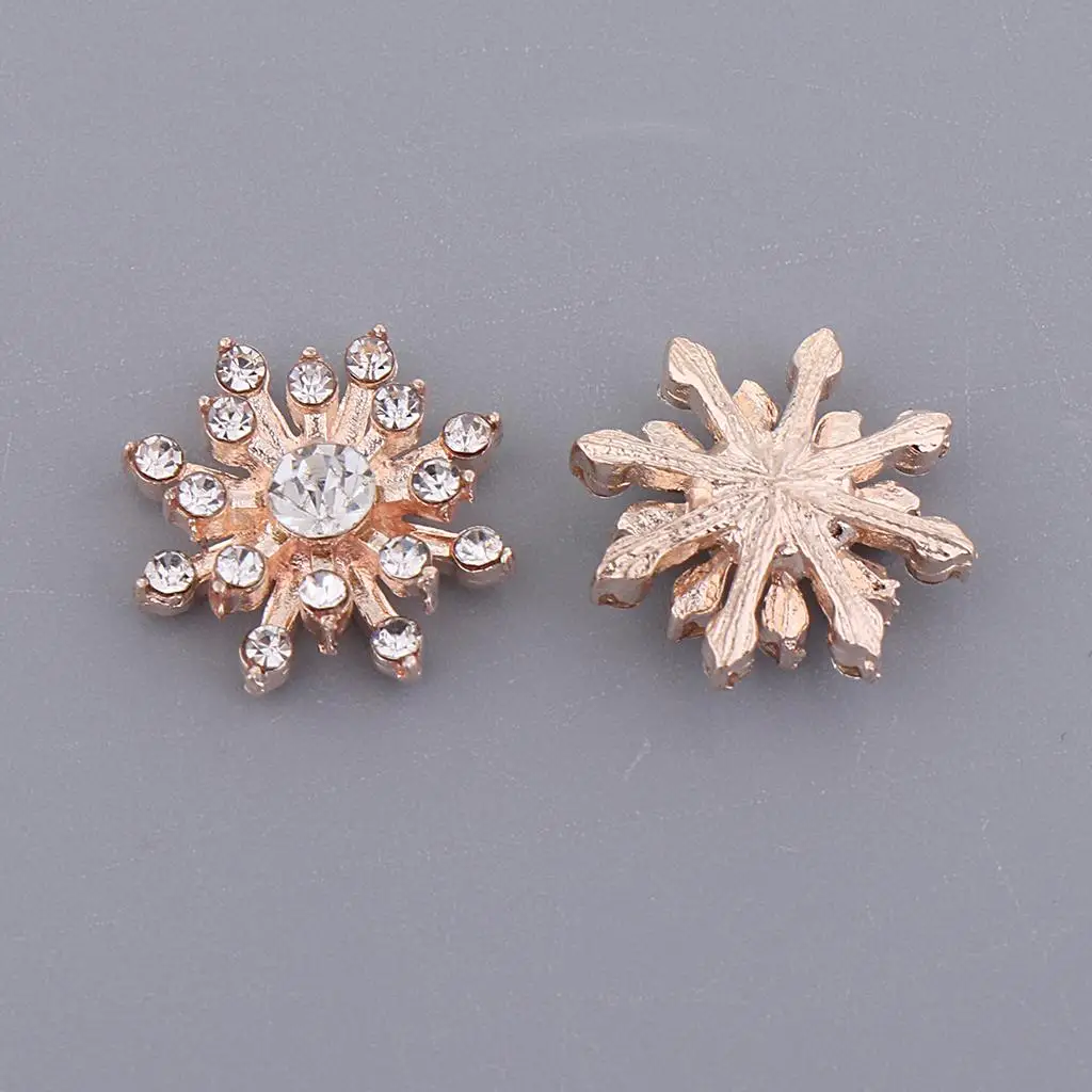 10 أزرار من حجر الراين الكريستالي الماسي لتزيين الزفاف #6