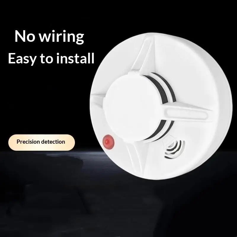 4G NB Smart Smoke Detector Real Time SMS Mobile Alert High Sensitivity Fire Alarm for Basement Attic Safety