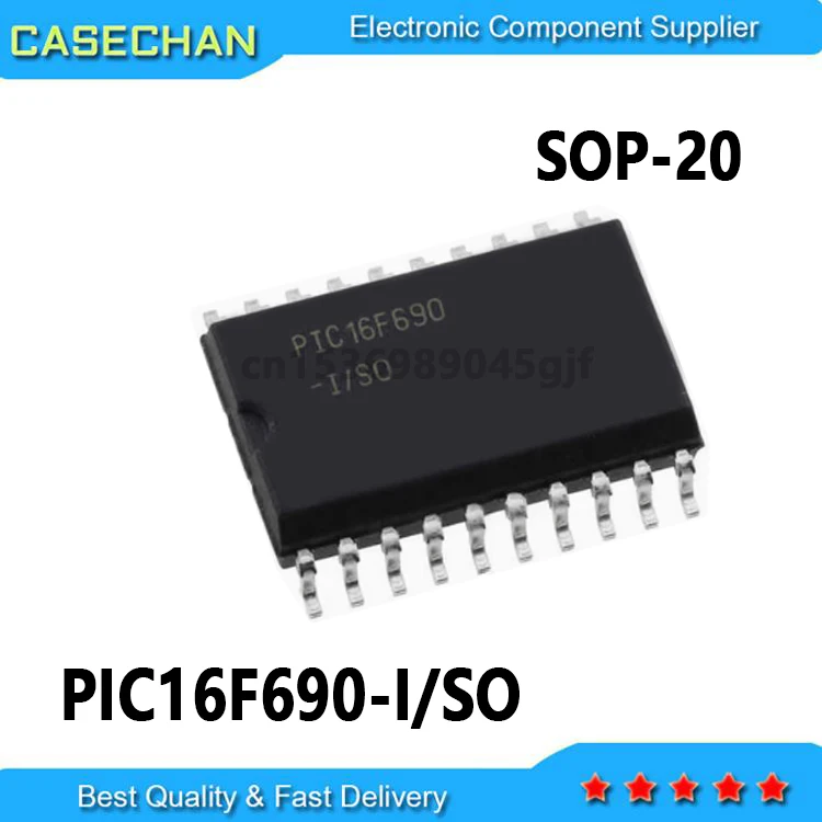 10PCS PIC16F690-I/SO PIC18F252-I/SO PIC16F690 PIC18F252 SOP-20 New Original In Stock IC chip