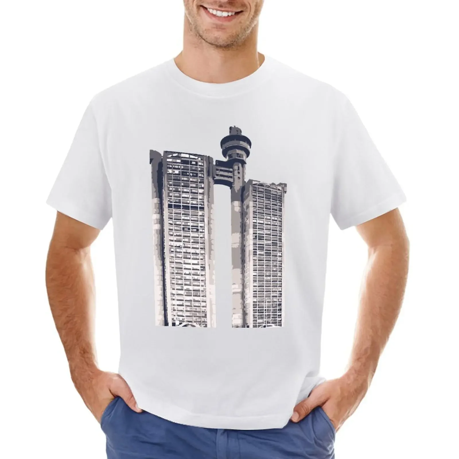 

Belgrade - Western City Gate minimal, Serbia T-shirt plus size tops quick-drying fitted t shirts for men