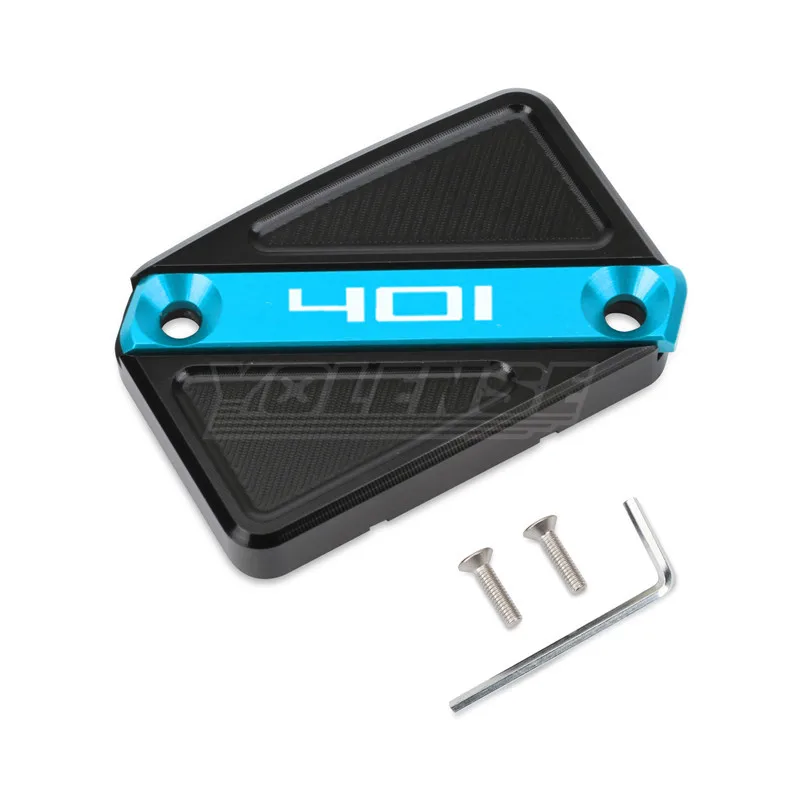 ل Husqvarna Svartpilen 401 VITPILEN 401 2018-2024 2022 2023 دراجة نارية CNC الجبهة الخلفية سائل الفرامل خزان غطاء قبعات النفط