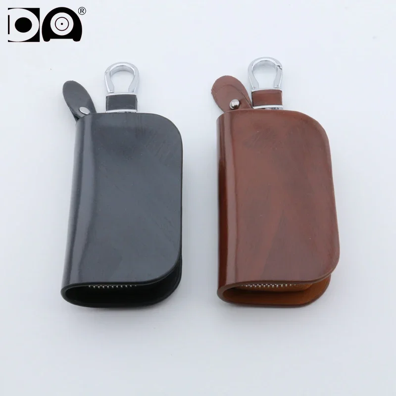 3 Pcs Universal Car Key Bag Leather Wood Grain For Citroen C5 Grand C4 Picasso C-Crosser C4 Aircross DS3 DS4 C-Elysee