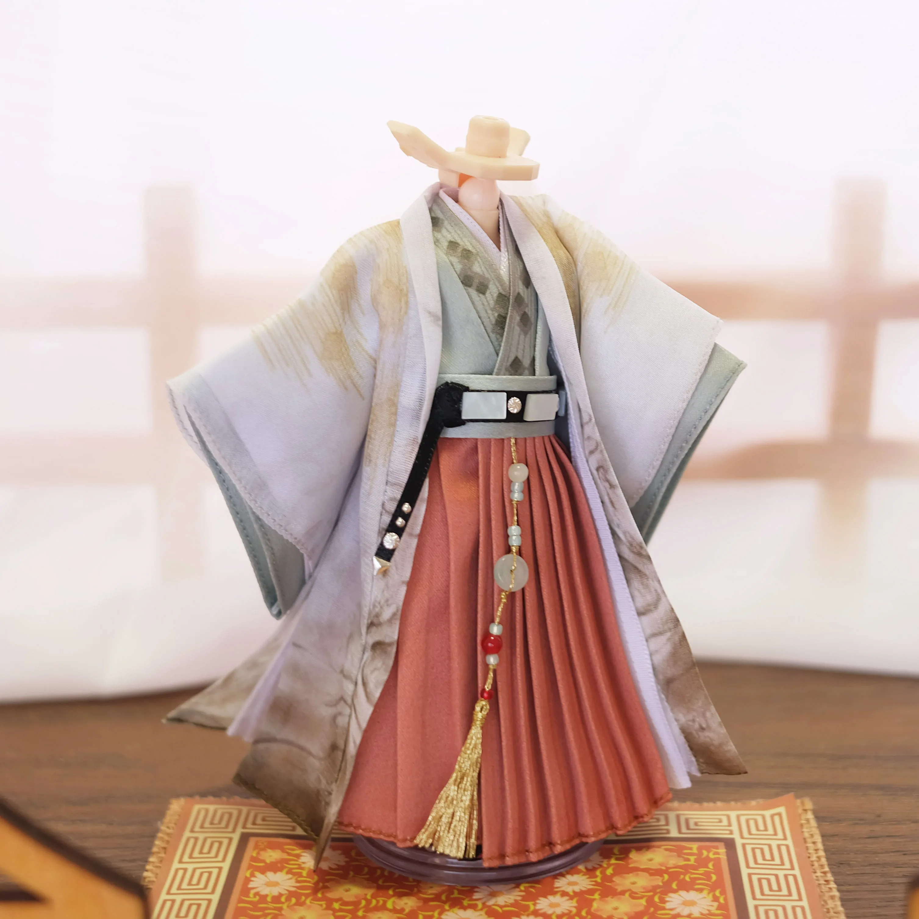 Handmade OB11 P10 Doll Clothes General Prince Hanfu Fairy   Ancient Clothing Suits BJD Accessories Doll Game Props Anime Toy Kid