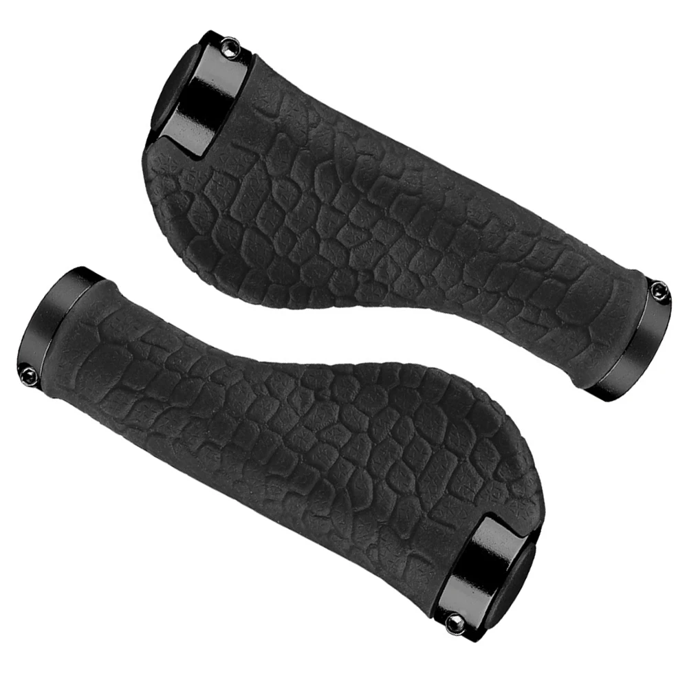 

2 Pcs Rubber Handle Cover Outdoor Riding Accessory Cycle Grips Folding Bike Decal